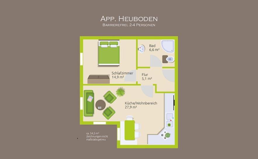Goellner Hof Apartment Unterwossen Bagian luar foto